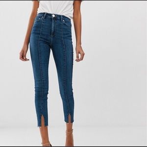 Brandnew Express front seam mid rise leggings 00p